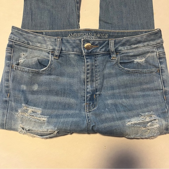 American Eagle Super Stretch Ripped Skinny Jeans - Picture 6 of 11